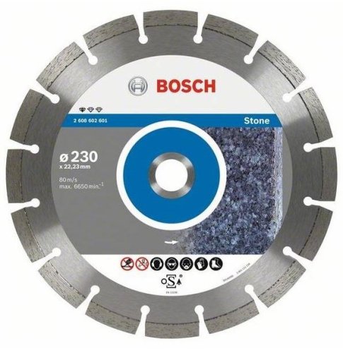 Disco diamantato Bosch ø mm 230 STONE taglio pietra e piastrelle