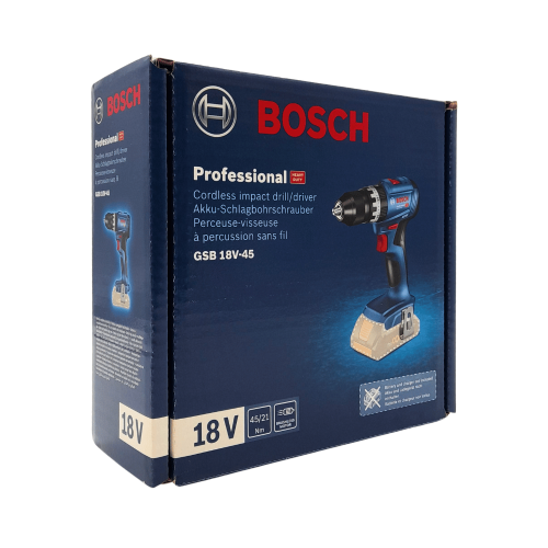 Trapano avvitatore Bosch GSB 18V-45 Professional (fornito senza batteria)