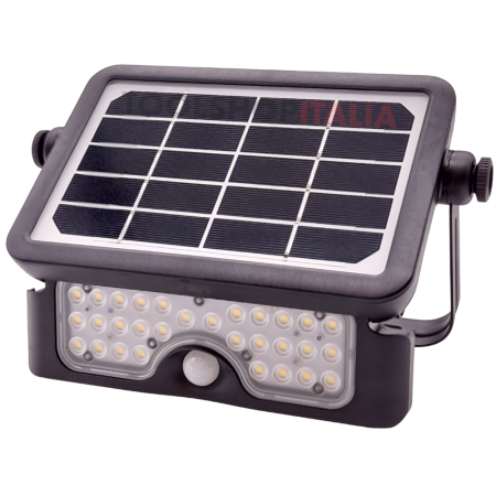 Faretto led da esterno energia solare YUMA10N 10W 4000K 1080lm IP65 - Cod.  YUMA10N - ToolShop Italia