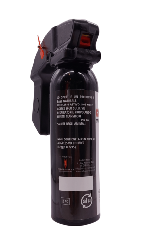 Spray potente antiaggressione al peperoncino contro attacchi di cinghiali e lupi 200ml