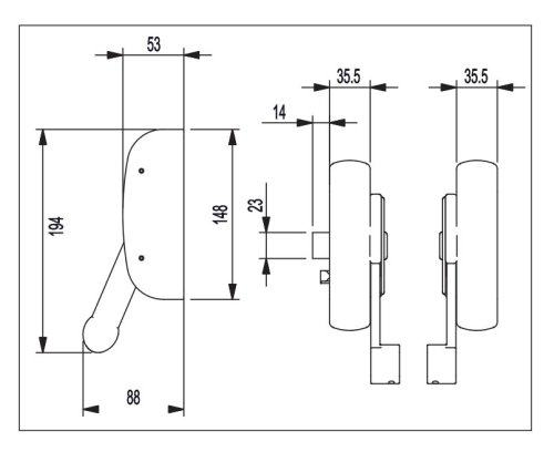 ANTIPANIC 401/TEL modulo elettrico 12V AC-DC reversibile 1 punto di chiusura