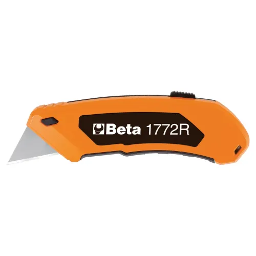 Coltello cutter con lama trapezoidale retrattile BETA 1772R