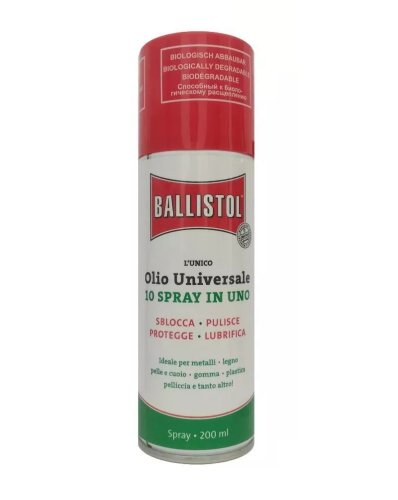 Olio universale spray 10 in 1 Ballistol 200 ml