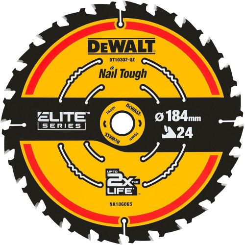 Lama circolare Elite Series DEWALT DT10302-QZ ø mm 184x16x24 denti