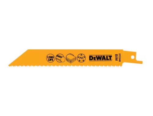 Dewalt DT2348-QZ set 5 lame per sega universale taglio metalli, plastica, PVC 152 mm