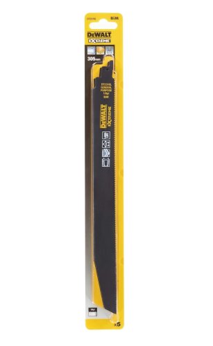 Dewalt DT2316L-QZ EXTREME 2X set 5 lame sega universale taglio metalli, plastica, 305 mm