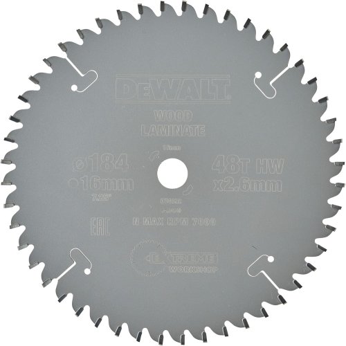 Lama circolare Extreme DEWALT DT4092-QZ ø mm 184x16x48 denti