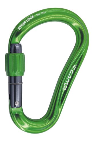 Moschettone di sicurezza HMS ATOM LOCK - Camp 2921 - colore verde