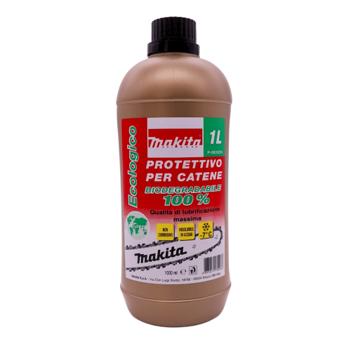 Lubrificante protettivo biodegradabile per catene Makita P-08383N (1 litro)