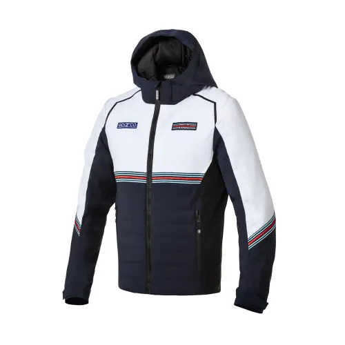 Giacca invernale SPARCO MARTINI RACING 01361MR blu Marine - bianco - taglia L
