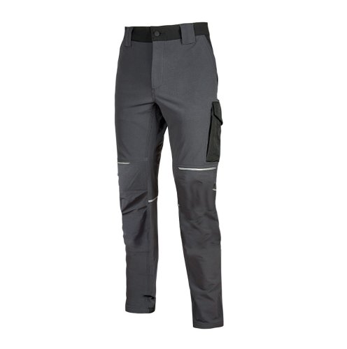 UPOWER pantaloni da lavoro lunghi WORLD FU189AG grigio - taglia S