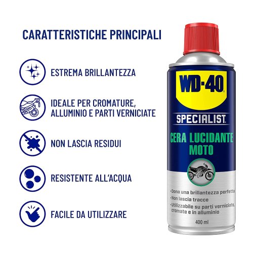 Pulitore detergente freni moto WD-40 Specialist 500 ml - Cod. 39105/46 -  ToolShop Italia