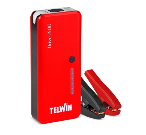 Avviatore di emergenza ultracompatto multifunzione 12V Telwin DRIVE 1500