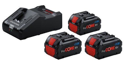 Kit Bosch Professional 3 batterie Procore 18V 8Ah + caricabatterie GAL 18V-160