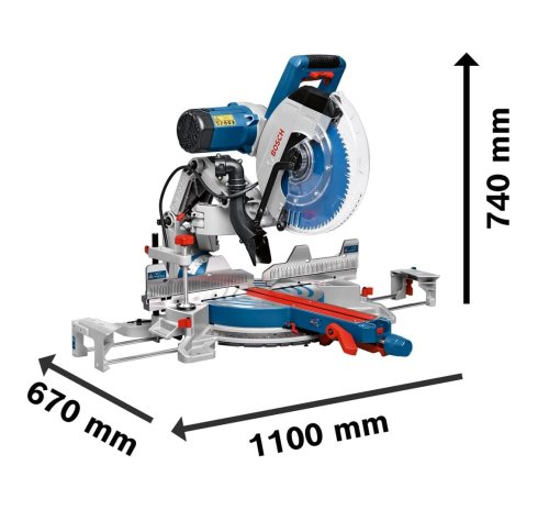 Troncatrice Radiale ø 305 mm Bosch GCM 12 GDL Professional