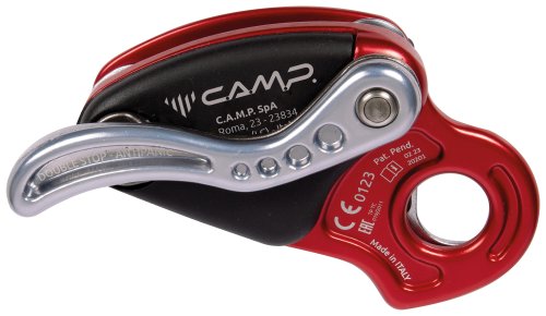 Discensore autofrenante per l’accesso su corda da 10 a 11 mm CAMP DRUID 2232 ROSSO