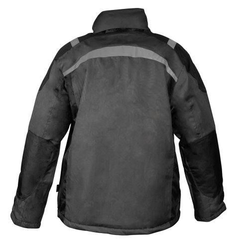 Giacca invernale imbottita antivento, impermeabile COFRA CYCLONE V022-0-04 grigio/nero - taglia 48