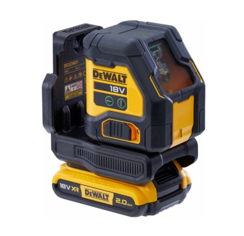 Livella Laser a croce autolivellante raggio verde 18V Li-Ion 2 Ah DEWALT DCLE34021D1-QW