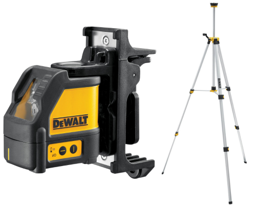 Tracciatore di linee laser Dewalt DW088KTRI con treppiede 1/4"