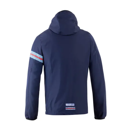 Giacca antipioggia e antivento SPARCO MARTINI RACING BMJ0013D0 blu Marine - taglia L