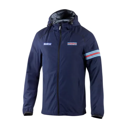 Giacca antipioggia e antivento SPARCO MARTINI RACING BMJ0013D0 blu Marine - taglia L