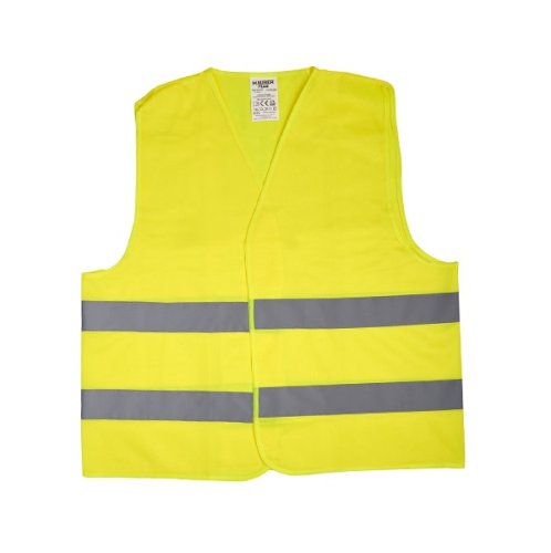 Gilet emergenza catarifrangente alta visibilità taglia unica giallo