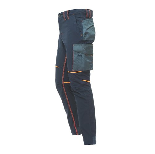 UPOWER pantaloni da lavoro lunghi WORLD FU189DB blu - taglia L