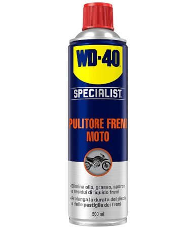 Pulitore detergente freni moto WD-40 Specialist 500 ml - Cod. 39105/46 -  ToolShop Italia