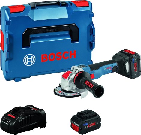 Bosch Smerigliatrice Angolare A Batteria Con Dischi GWS1 8V-180 JK Argento