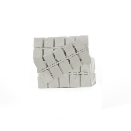 Spessori per vetro in polipropilene mm 40x30 (sacchetto da 1 Kg) - spessore 2 mm