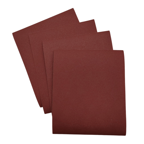 Foglio carta tela abrasiva rossa per levigatura 230x280 mm Norton R222 - Grana 40