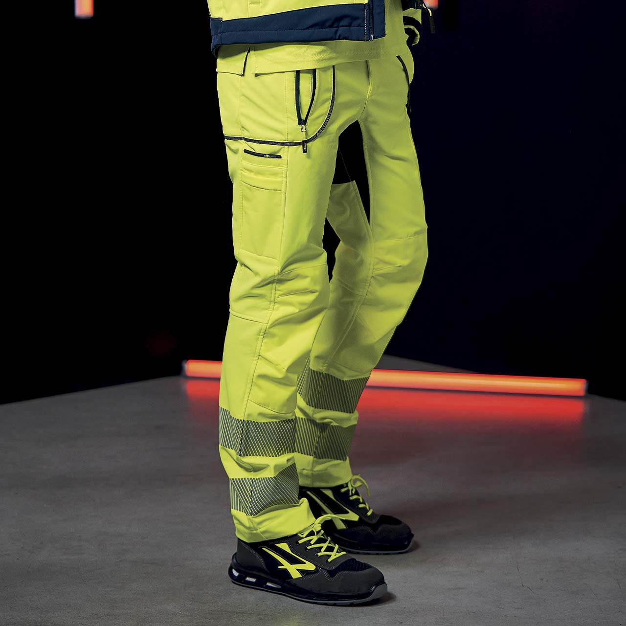 Upower pantaloni da lavoro uomo lunghi REN FLUO HL186YF - taglia 46 - Cod.  HL186YF-46 - ToolShop Italia